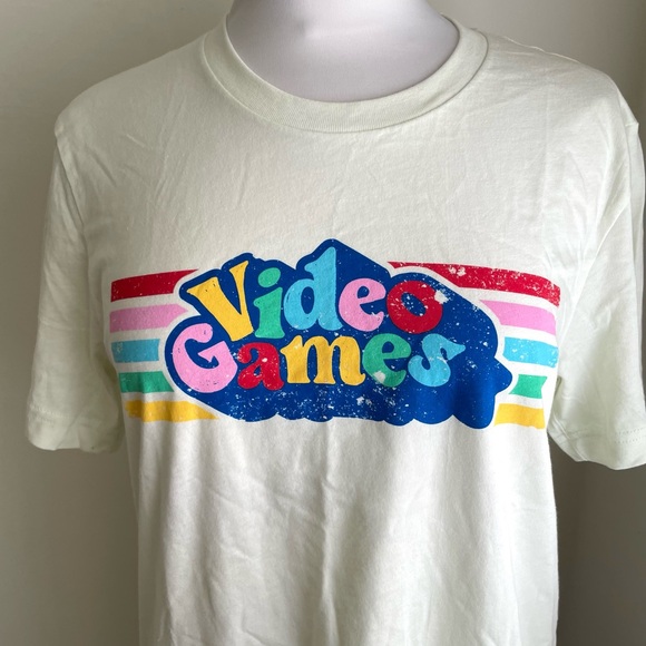 NWOT Sanshee Video Games Kidcore Vintage T-shirt Medium Unisex - Picture 3 of 7